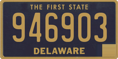 DE license plate 946903