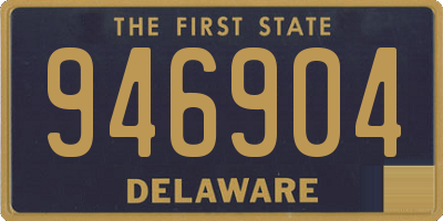 DE license plate 946904