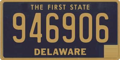 DE license plate 946906