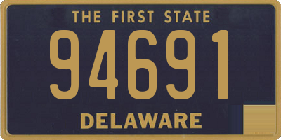 DE license plate 94691