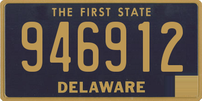 DE license plate 946912