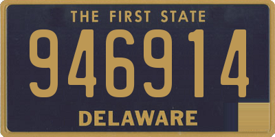 DE license plate 946914