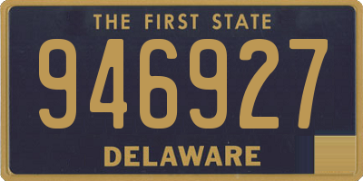 DE license plate 946927