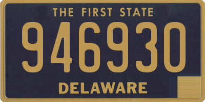 DE license plate 946930