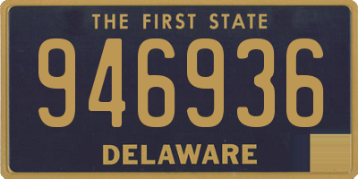 DE license plate 946936