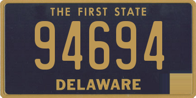 DE license plate 94694