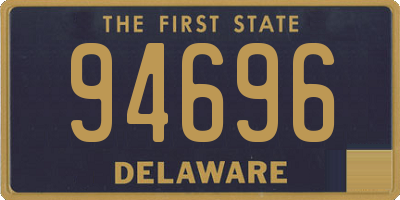 DE license plate 94696