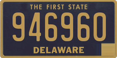 DE license plate 946960