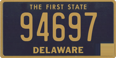 DE license plate 94697