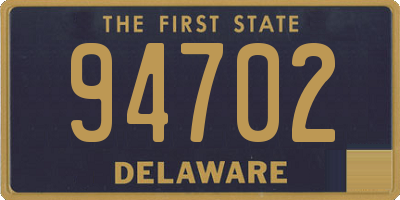 DE license plate 94702