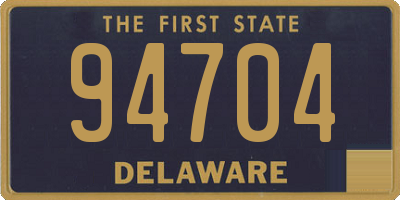 DE license plate 94704