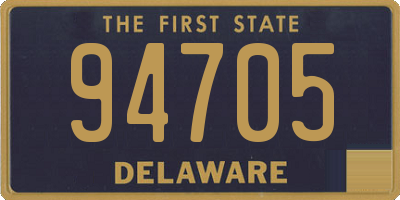 DE license plate 94705