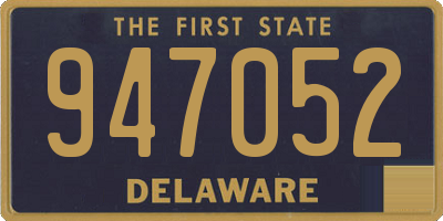 DE license plate 947052