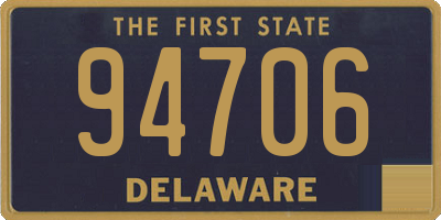 DE license plate 94706