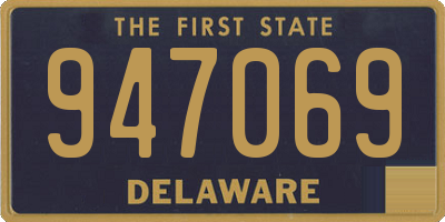 DE license plate 947069