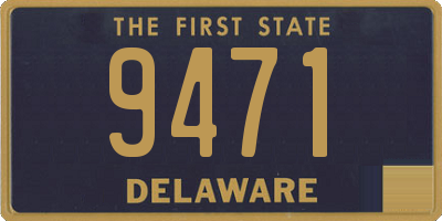 DE license plate 9471