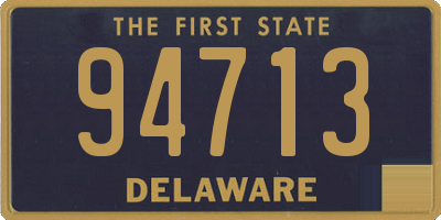 DE license plate 94713