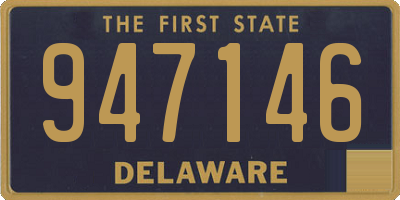 DE license plate 947146