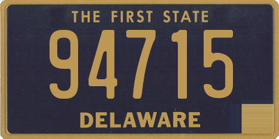 DE license plate 94715
