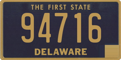 DE license plate 94716