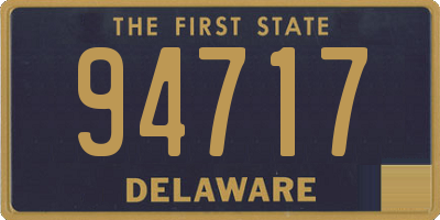 DE license plate 94717
