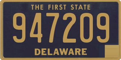DE license plate 947209