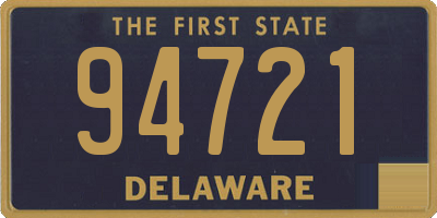 DE license plate 94721