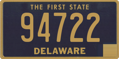 DE license plate 94722