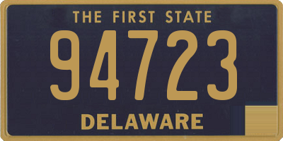 DE license plate 94723