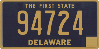 DE license plate 94724