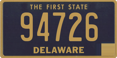 DE license plate 94726