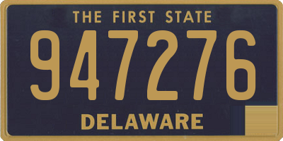 DE license plate 947276