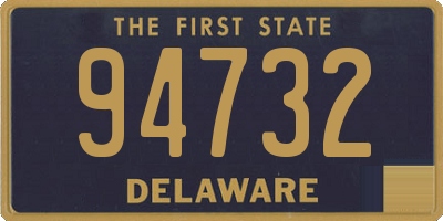 DE license plate 94732