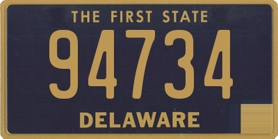 DE license plate 94734