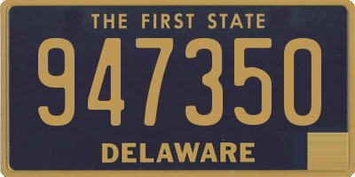 DE license plate 947350