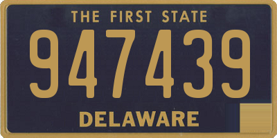 DE license plate 947439