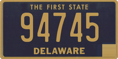 DE license plate 94745