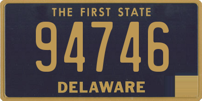 DE license plate 94746
