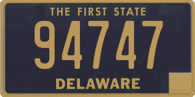 DE license plate 94747