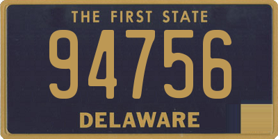 DE license plate 94756