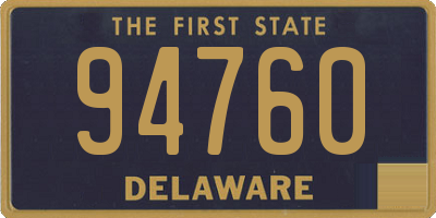 DE license plate 94760