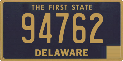 DE license plate 94762