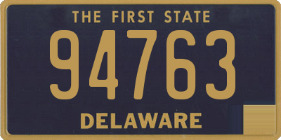 DE license plate 94763