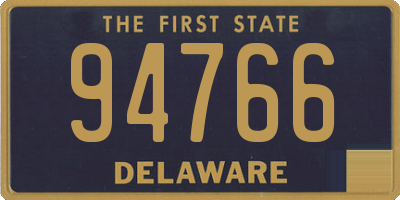 DE license plate 94766