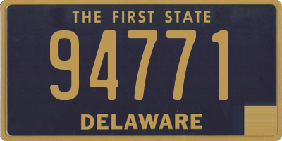 DE license plate 94771