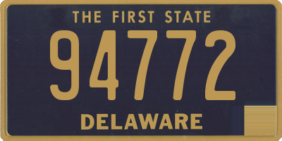 DE license plate 94772