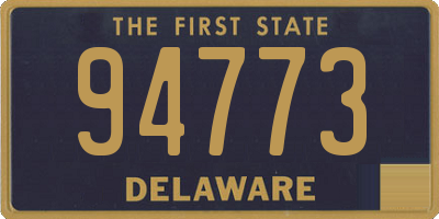 DE license plate 94773