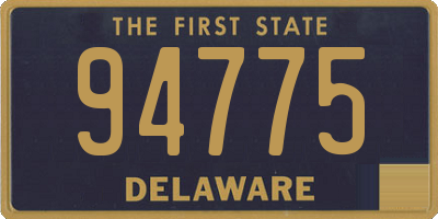 DE license plate 94775