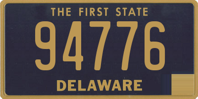 DE license plate 94776