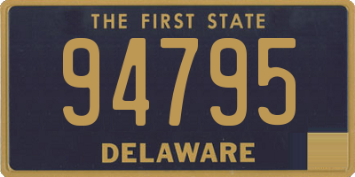 DE license plate 94795